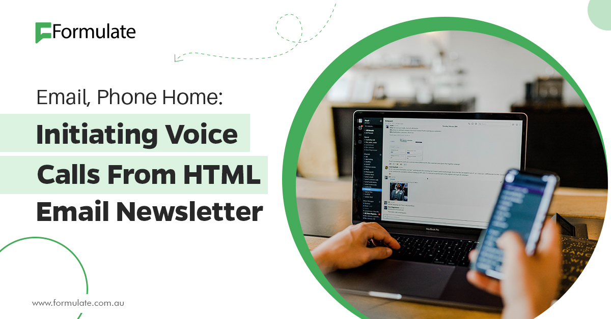 Email, Phone Home: Initiating Voice Calls from HTML Email Newsletter